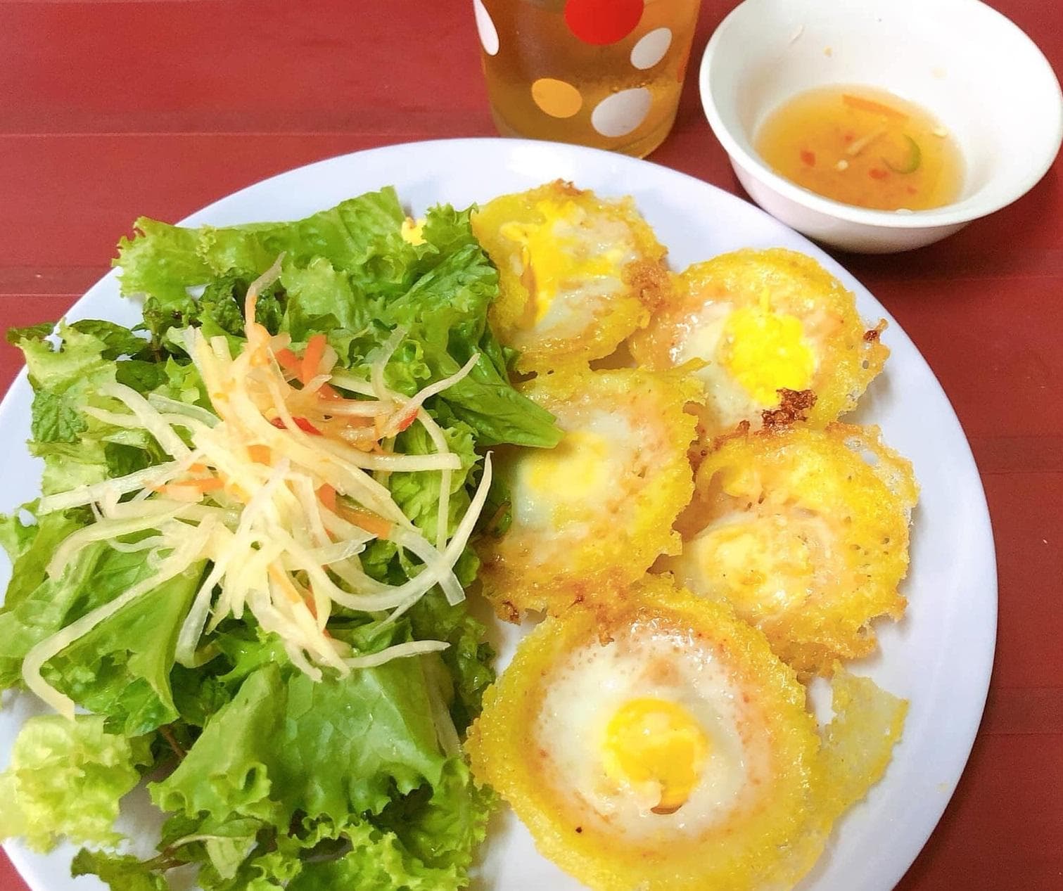 Vietnamese rice-flour mini pancakes